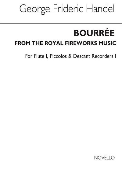 G.F. Händel: Bourree From The Fireworks Music (Flt/Des Rec 1)
