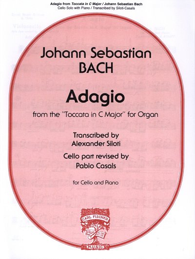 J.S. Bach: Adagio From The 'Toccata In C Majo, VcKlav (KASt)