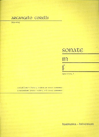 A. Corelli: Sonate F Op.4/7 (Bu)