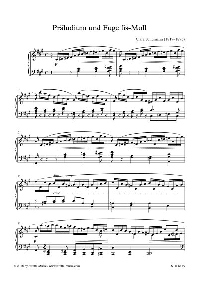DL: C. Schumann: Praeludium und Fuge fis-Moll, Klav