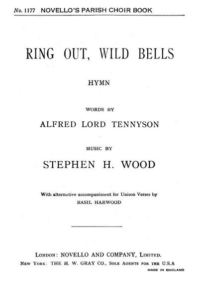 Ring Out Wild Bells (Hymn), GchOrg (Chpa)