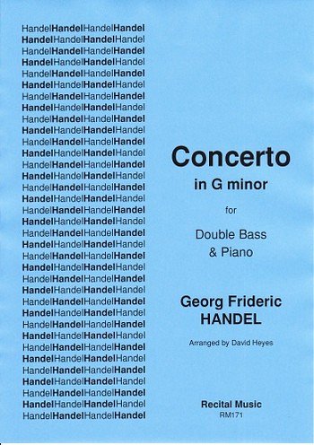 G.F. Händel: Concerto In G Minor, KbKlav (Bu)