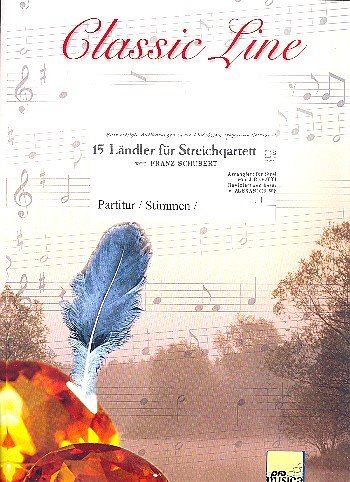 F. Schubert: 15 Ländler, 2VlVaVc (Pa+St)