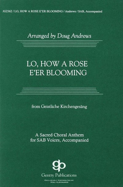 Lo, How a Rose E'er Blooming, Gch3Klav (Chpa)