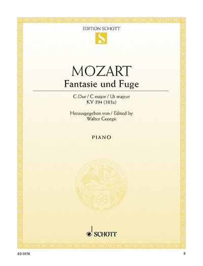 W.A. Mozart: Fantasy and Fugue C major