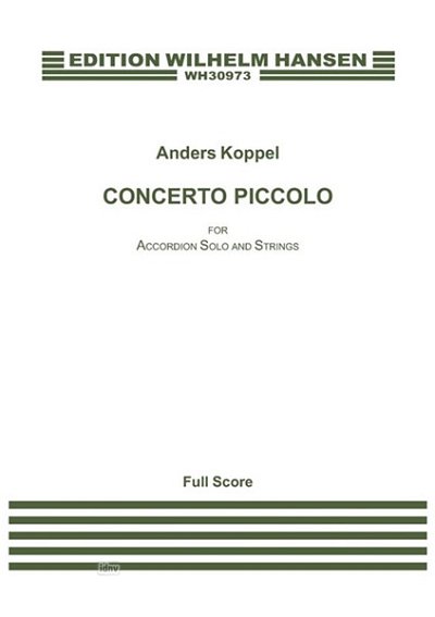 A. Koppel: Concerto Piccolo (Part.)