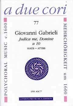 G. Gabrieli: Judica Me Domine A 10