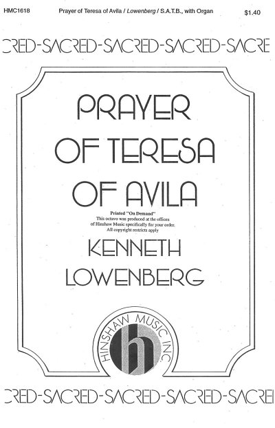 Prayer Of Teresa Of Avila, GchOrg (Chpa)