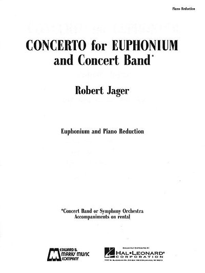 R. Jager: Concerto for Euphonium and Concert Band (KA)