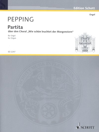 E. Pepping: Partita , Org