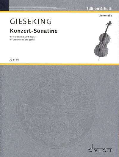 AQ: W. Gieseking: Konzert-Sonatine, VcKlav (KlavpaS (B-Ware)