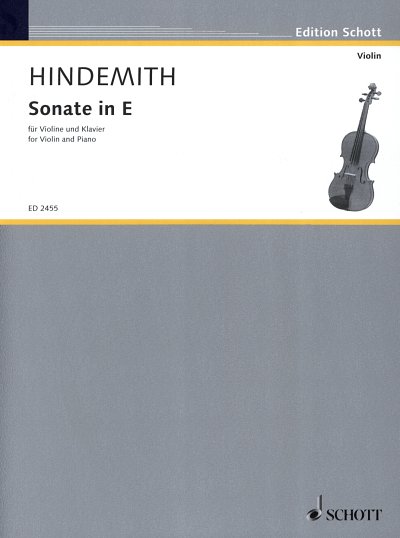 P. Hindemith: Sonate in E, VlKlav (KlavpaSt)