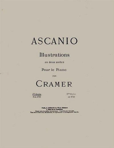 C. Saint-Saëns: Illustrations en Deux Suites par Crame, Klav