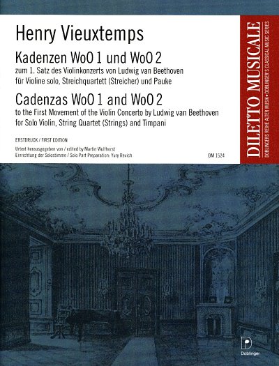 H. Vieuxtemps: Kadenzen WoO 1 und WoO 2, Vl4StrPk (Pa+St)