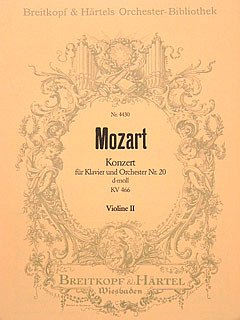 W.A. Mozart: Konzert 20 D-Moll Kv 466 - Klav Orch