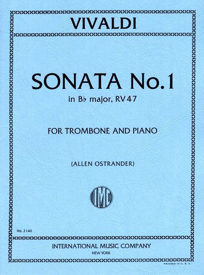 A. Vivaldi: Sonate Nr. 1 B-Dur RV 47, PosKlav (KlavpaSt)