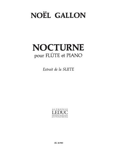 Nocturne Extrait De Suite, FlKlav (KlavpaSt)