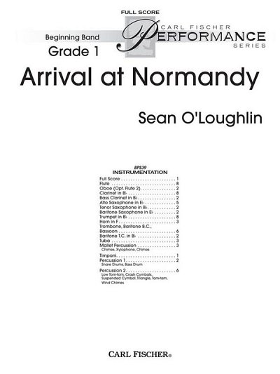 S. O'Loughlin: Arrival At Normandy, Blaso (Part.)