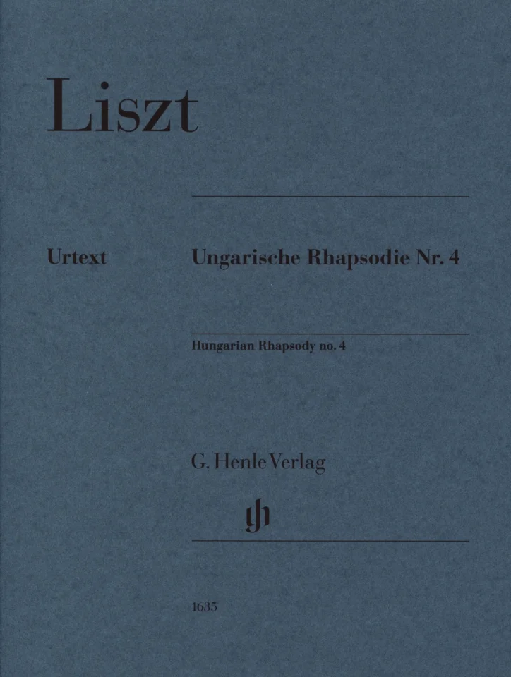 F. Liszt: Ungarische Rhapsodie Nr. 4, Klav (0)