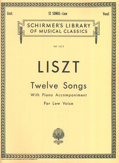 F. Liszt: 12 Lieder