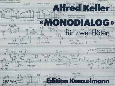 K. Alfred: Monodialog für 2 Flöten, 2Fl (Sppa)