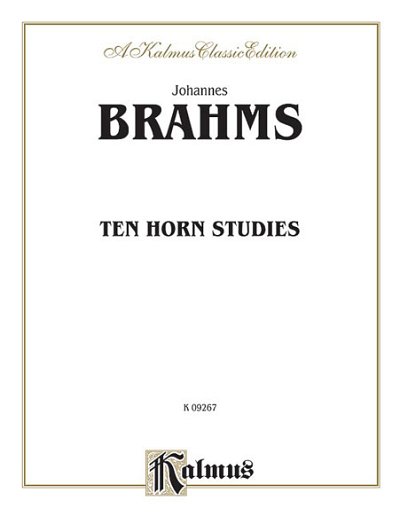 J. Brahms: Ten Horn Studies, Op. posth, Hrn