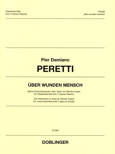 P.D. Peretti: über wunden mensch, Ch (Chpa)