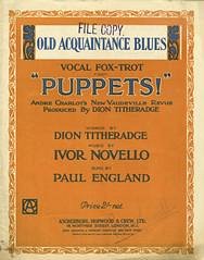 I. Novello et al.: Old Acquiantance Blues (from 'Puppets')
