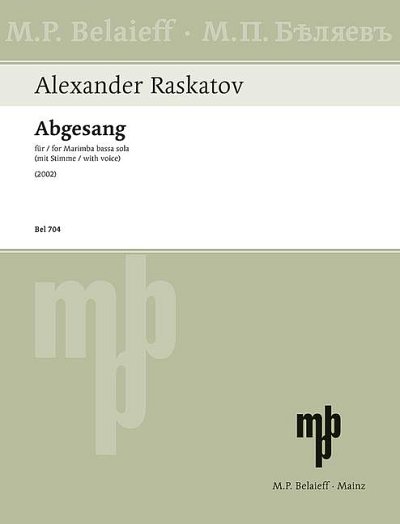 DL: A. Raskatov: Abgesang (Sppa)