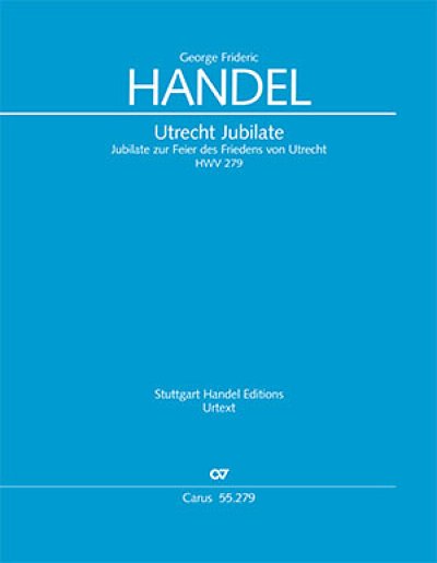 G.F. Händel: Utrecht Jubilate HWV 279, 3GesGchOrchB (ORG)