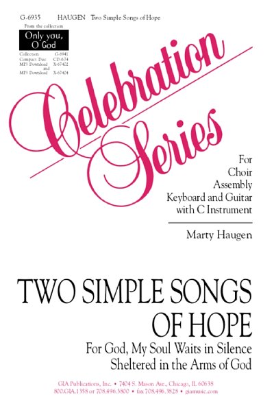 M. Haugen: Two Simple Songs of Hope - C Instrument Part, Ch