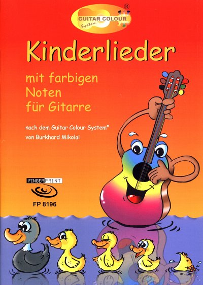 M. Burkhard: Kinderlieder mit farbigen Noten für Gitarr, Git