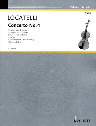 P.A. Locatelli: Concerto op. 3 , VlOrch (KASt)