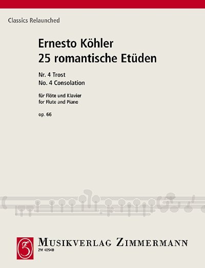 DL: E. Köhler: 25 romantische Etüden, FlKlav