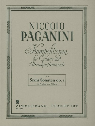 N. Paganini: 6 Sonaten Op 3