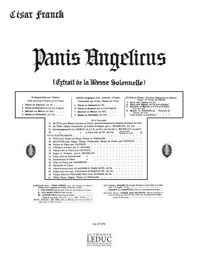 C. Franck: Panis Angelicus/N017, Klav4m (Sppa)