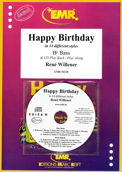 R. Willener: Happy Birthday, Tb (+CD)