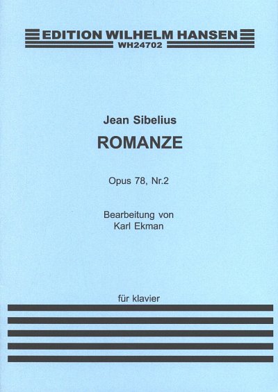 J. Sibelius: Romanze op. 78/2, Klav