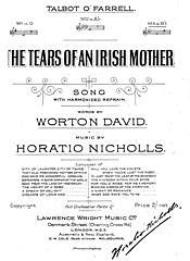 W. David y otros.: The Tears Of An Irish Mother