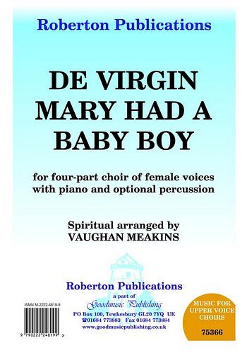 De Virgin Mary Had A Baby Boy (Chpa)