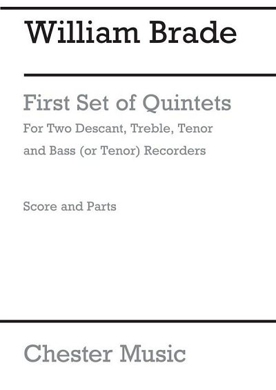 W. Brade: First Set Of Quintets (Pa+St)