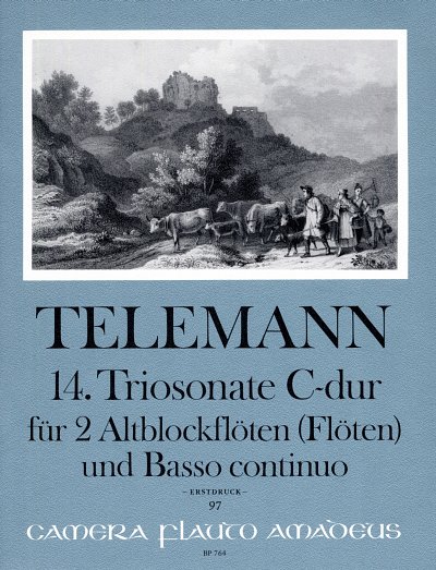 G.P. Telemann: 14. Triosonate (Ouverture) C, 2AbflBc (Pa+St)