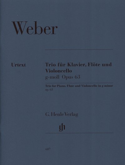 C.M. von Weber: Trio g-Moll op. 63, FlVcKlav (KlavpaSt)