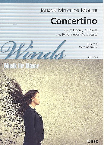 J.M. Molter: Concertino in C, 2Fl2HrFg (Pa+St)