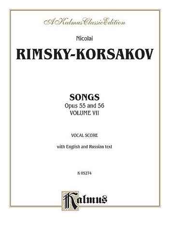 N. Rimski-Korsakow: Songs, Volume VII, Op. 55, 56, Ges (Bu)