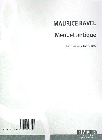 M. Ravel: Menuet antique für Klavier, Klav