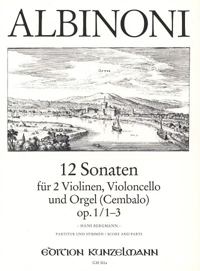 T. Albinoni: Sonaten op. 1/1-3 (Pa+St)