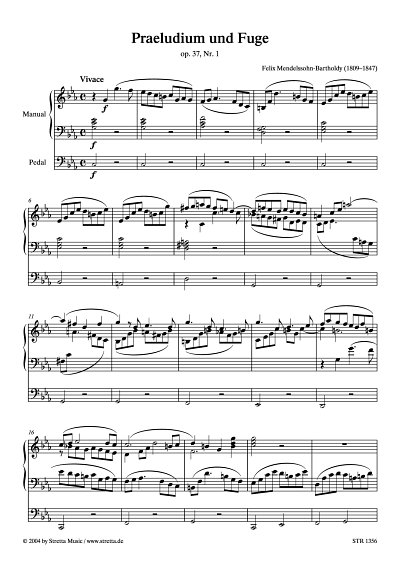 DL: F. Mendelssohn Bartholdy: Praeludium und Fuge c-Moll op.