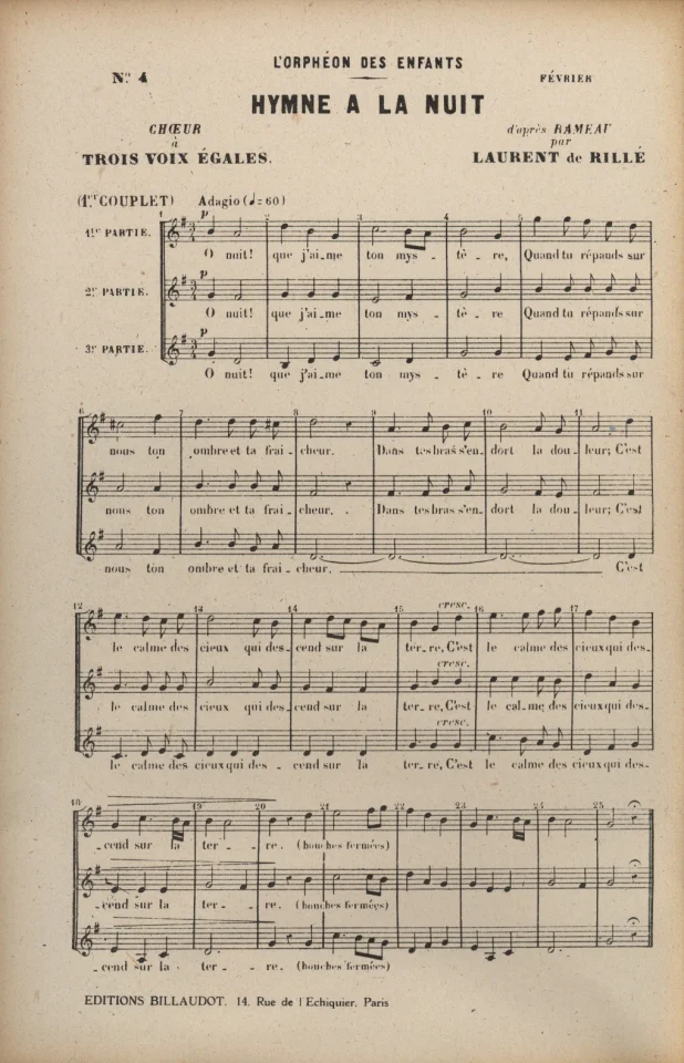 J.-P. Rameau: Hymne à la nuit, Mch/Fch (Chpa) (0)