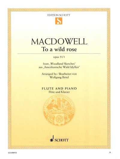 E. MacDowell: To a wild rose op. 51/1 , FlKlav